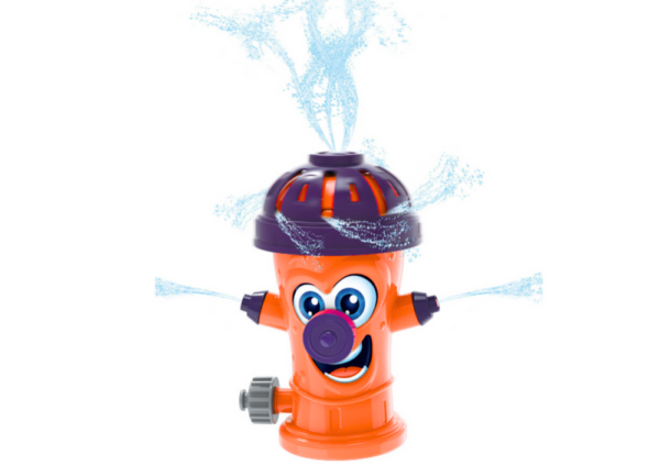 Garden Sprinkler Hydrant Fountain Water Sprayer Orange - Image 2