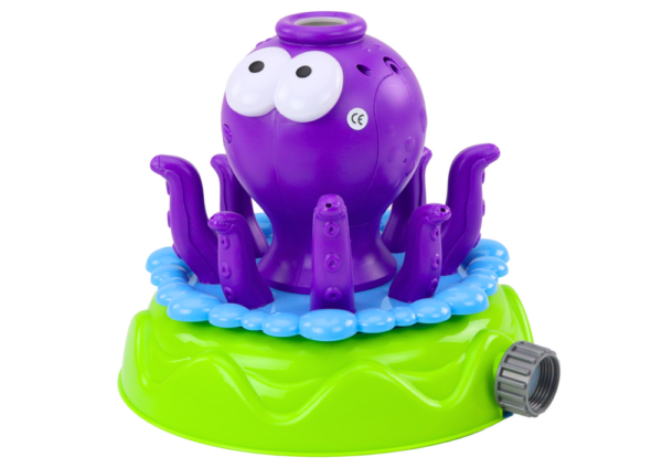 Garden Sprinkler Octopus Fountain Soap Bubbles Purple - Image 2