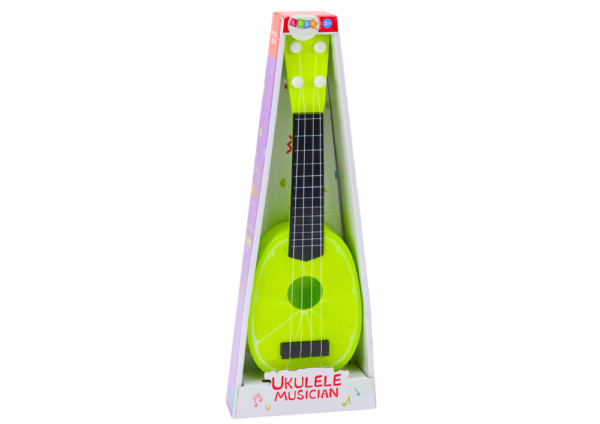 Dječja gitara/ Ukulele sa 4 žice - limeta - Image 3