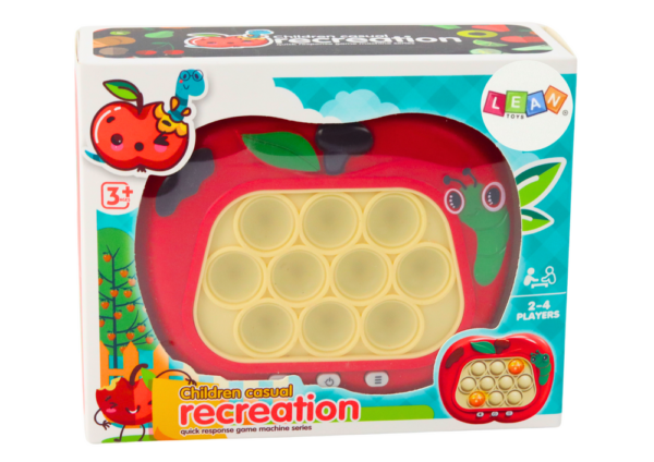 Arcade Game Console Pop-It Red Apple Sensory Pad - Image 3