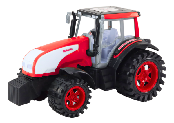 Large Farm Tractor Agricultural Drive Red - Image 2