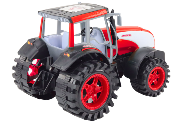 Large Farm Tractor Agricultural Drive Red - Image 3