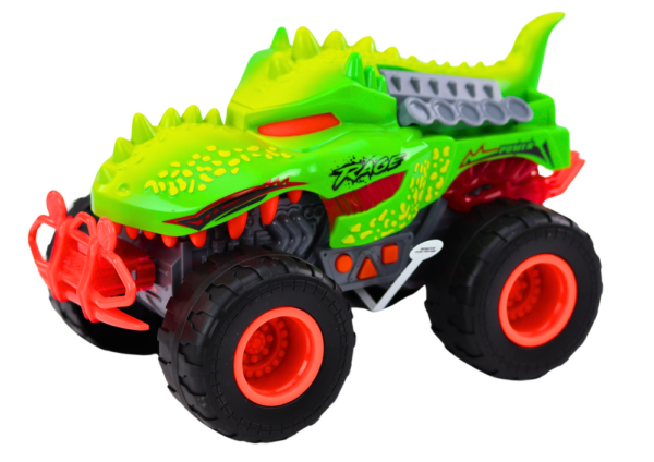 Off-Road Car Dinosaur T-Rex Lights Sounds Drive Green - Image 2