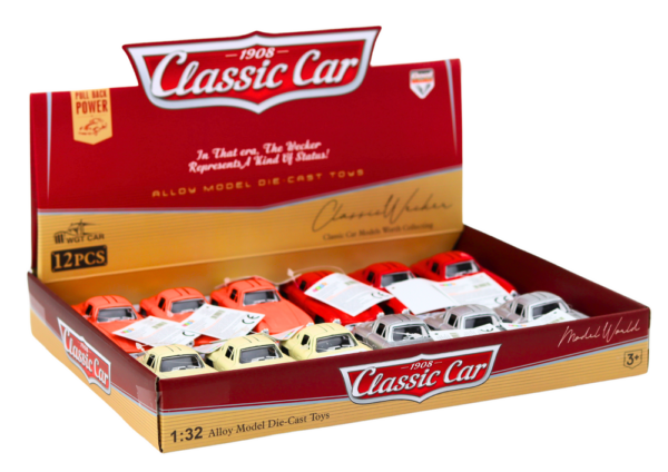 Classic Car 1:32 Metal Opening Doors Drive - Image 4