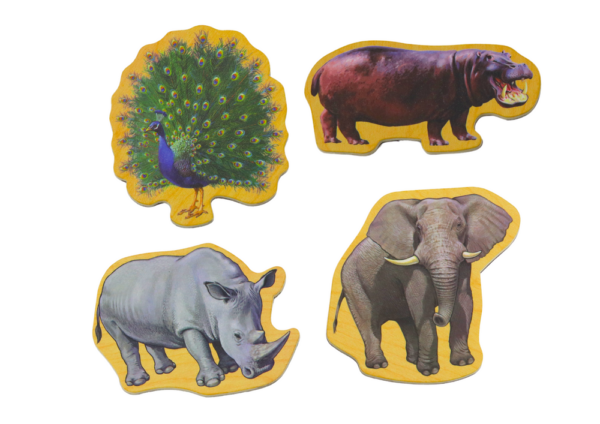 Wooden Magnets Wild Animals Safari 20 pieces - Image 3