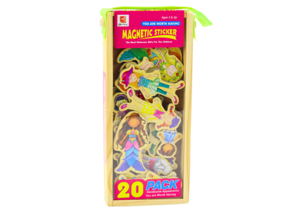 Set of Magnets Wooden Characters in Colorful Disguises, 20 pieces - Image 4