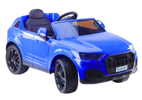 Audi Q7 Blue Painted Battery Car