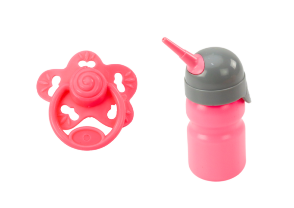 Baby Doll In Pink Pajamas Peeing Bottle Pacifier Sounds - Image 4