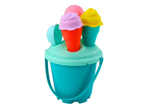 Sand Ice Bucket Set with Spatula Blue 6 pcs. - Image 2