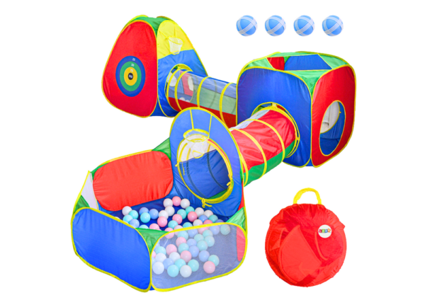 Large Playground Tent For Children, Tunnels, Ball Pool, Colorful - Image 2