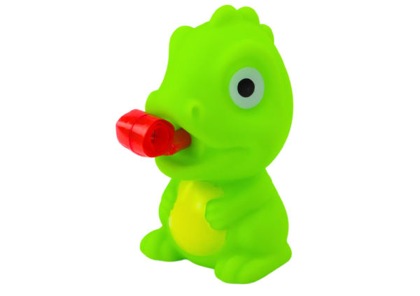 Rubber Dinosaur With Retractable Tongue Green 8CM - Image 2