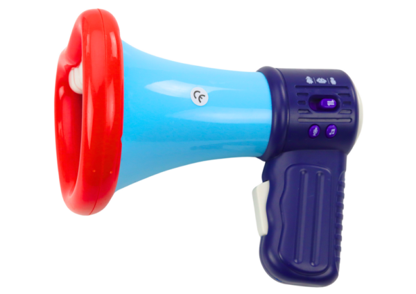 Megaphone Voice Changer Recording Three Voice Modes Mouth Blue - Image 2