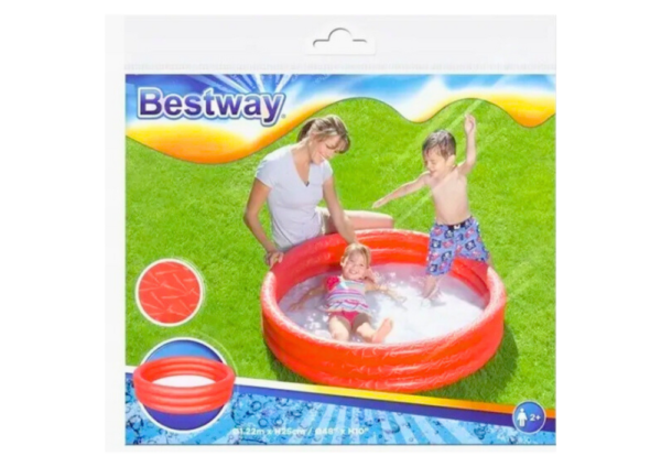 Inflatable Pool Red 122 cm x 25 cm Bestway 51025 - Image 3