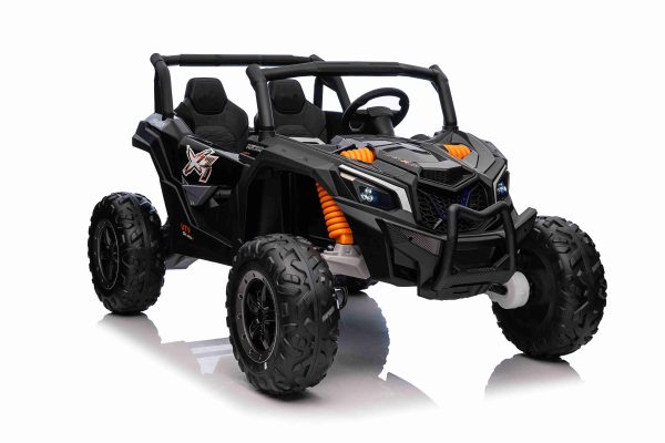 Buggy na akumulator UTV X3 Off-Road 4x4 - dvosjed - crni - Image 6