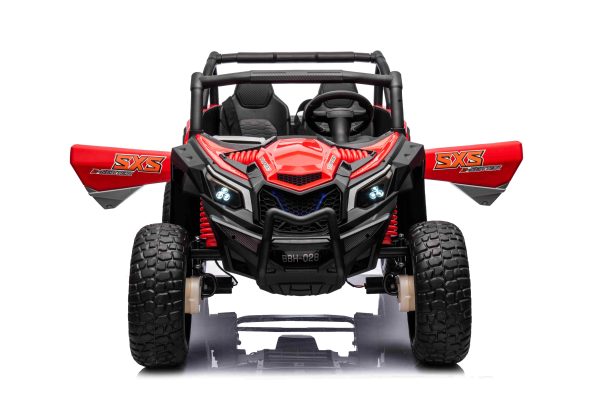 Buggy na akumulator UTV X3 Off-Road 4x4 - dvosjed - crveni - Image 3