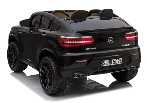 Licencirani auto na akumulator Mercedes GLC 63S QLS MP4 - dvosjed - crni/lakirani - Image 5