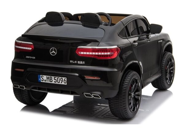 Licencirani auto na akumulator Mercedes GLC 63S QLS MP4 - dvosjed - crni/lakirani - Image 7