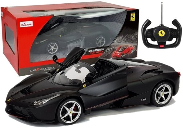 Licencirani auto na daljinsko upravljanje Ferrari Aperta Rastar 1:14 crni