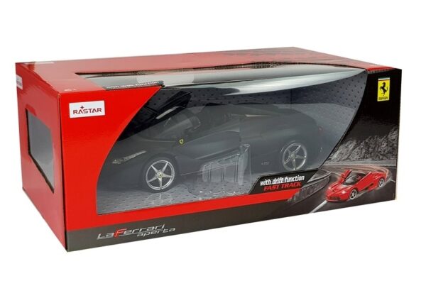 Licencirani auto na daljinsko upravljanje Ferrari Aperta Rastar 1:14 crni - Image 8