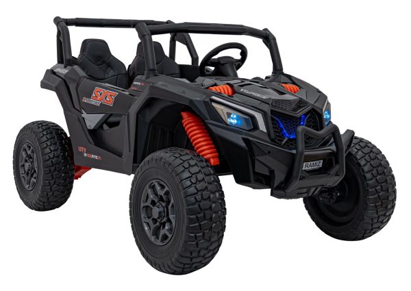 Buggy na akumulator UTV X3 Off-Road 4x4 - dvosjed - crni - Image 6