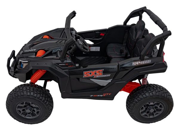 Buggy na akumulator UTV X3 Off-Road 4x4 - dvosjed - crni - Image 9