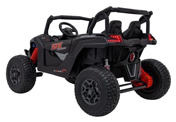 Buggy na akumulator UTV X3 Off-Road 4x4 - dvosjed - crni - Image 10