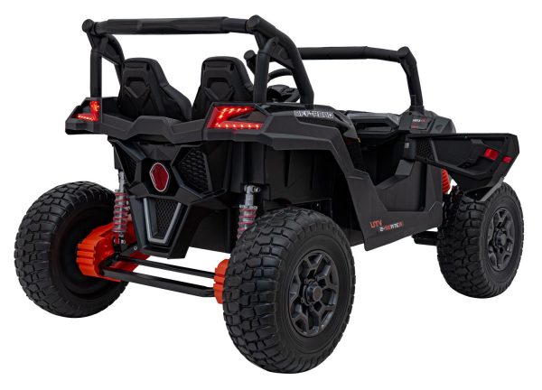 Buggy na akumulator UTV X3 Off-Road 4x4 - dvosjed - crni - Image 12