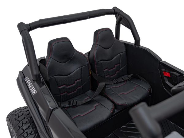 Buggy na akumulator UTV X3 Off-Road 4x4 - dvosjed - crni - Image 18