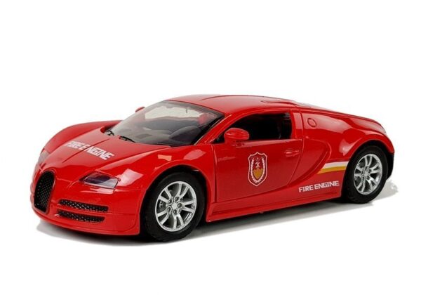 Fire Department Sports Car with Tension, Sound and Lights - Image 2