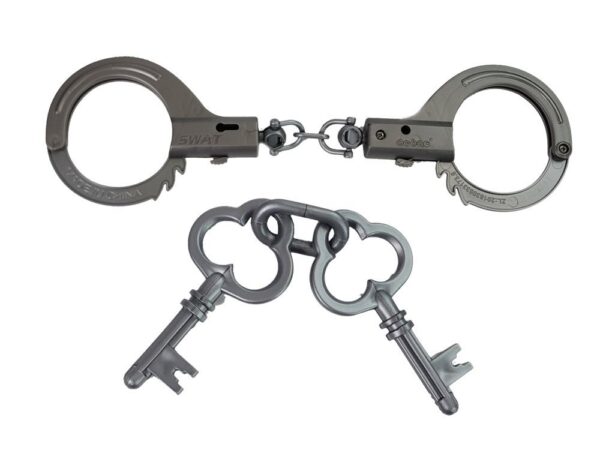 Police Set Gun Handcuffs Binoculars Whistle Watch Badge - Image 6