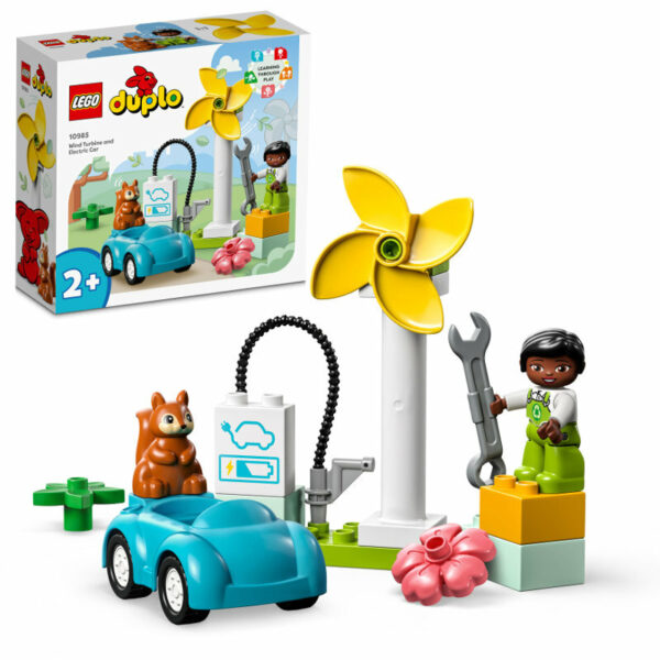 LEGO DUPLO Town Wind Turbine and Electric Car P6 10985