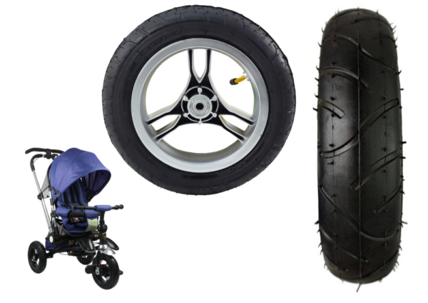 Plastic wheel with rubber tire (inflatable) PRO700 rear