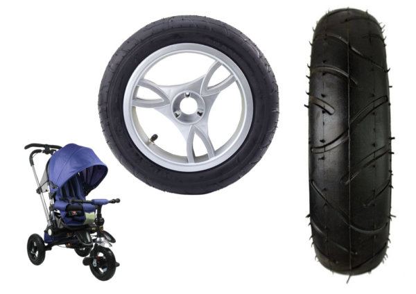 Plastic wheel with rubber tire (inflatable) PRO 700 front