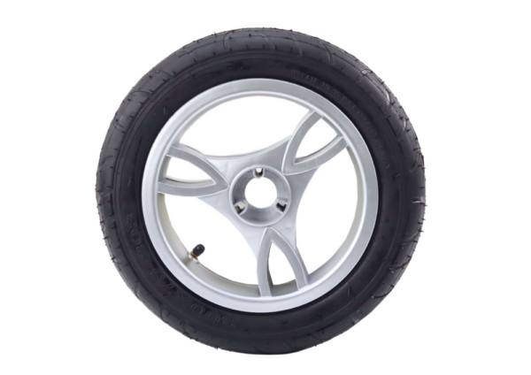 Plastic wheel with rubber tire (inflatable) PRO 700 front - Image 3