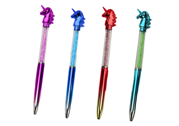 Unicorn Ballpoint Pen Blue Refill 0.7mm Mix - Image 2