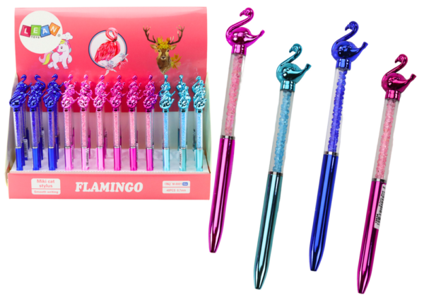 Flamingo Ballpoint Pen Blue Refill 0.7mm Mix