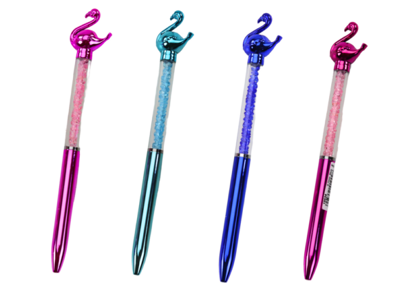 Flamingo Ballpoint Pen Blue Refill 0.7mm Mix - Image 2