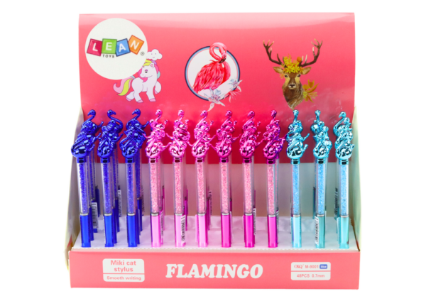 Flamingo Ballpoint Pen Blue Refill 0.7mm Mix - Image 4