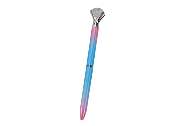 Diamond Ballpoint Pen Colorful Blue Refill 0.7mm Mix - Image 3