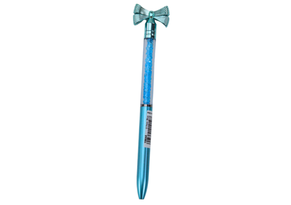 Ballpoint Pen with Bow Diamonds Blue Refill 0.7mm Mix - Image 3