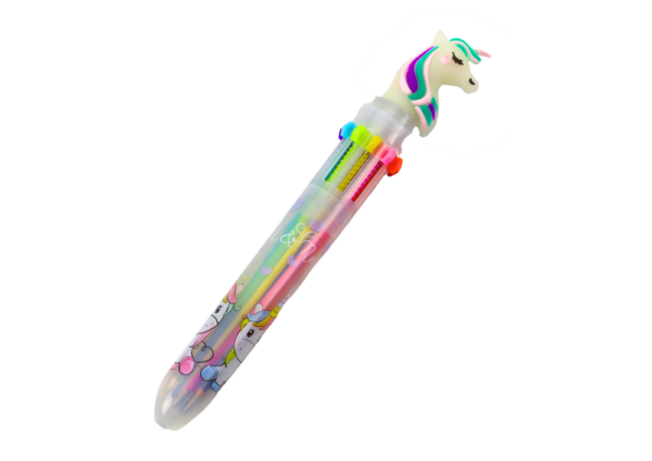 Unicorn Pen Multicolor Automatic 10 Colors Mix - Image 3