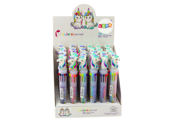 Unicorn Pen Multicolor Automatic 10 Colors Mix - Image 4