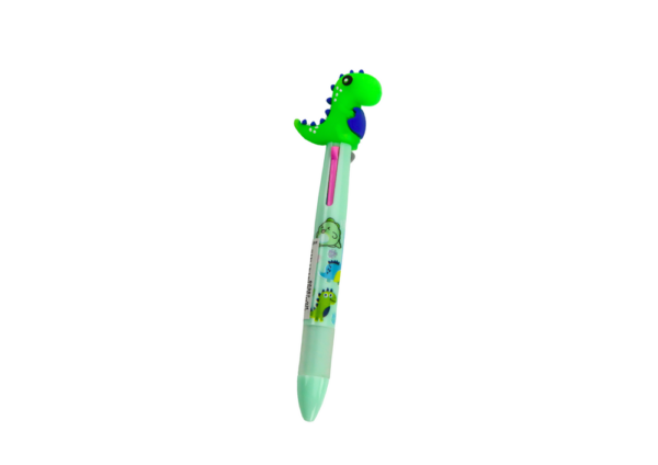 Multicolored Pen With Slider 3 Colors Dinosaur - Image 3