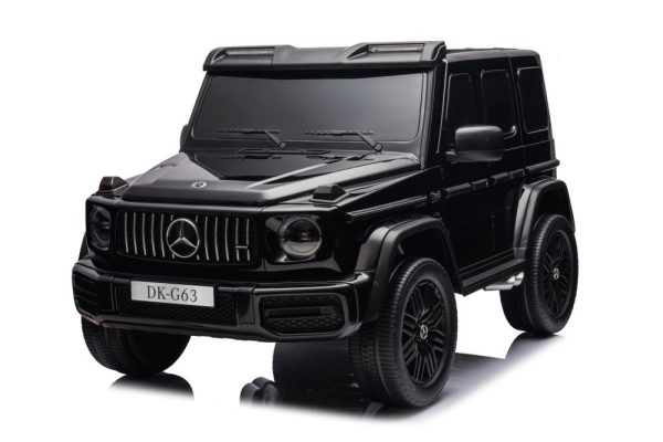 Licencirani auto na akumulator Mercedes G63 XXL 24V 4x4 - DVOSJED - crni - Image 3