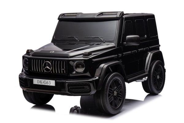 Licencirani auto na akumulator Mercedes G63 XXL 24V 4x4 - DVOSJED - crni - Image 4