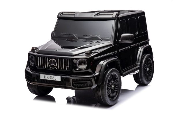 Licencirani auto na akumulator Mercedes G63 XXL 24V 4x4 - DVOSJED - crni - Image 7