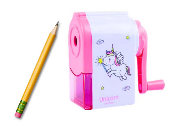 Cranked Unicorn Sharpener Pink