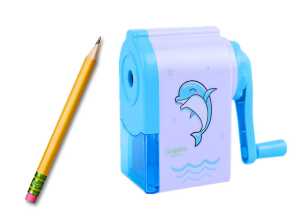 Dolphin Crank Sharpener Blue