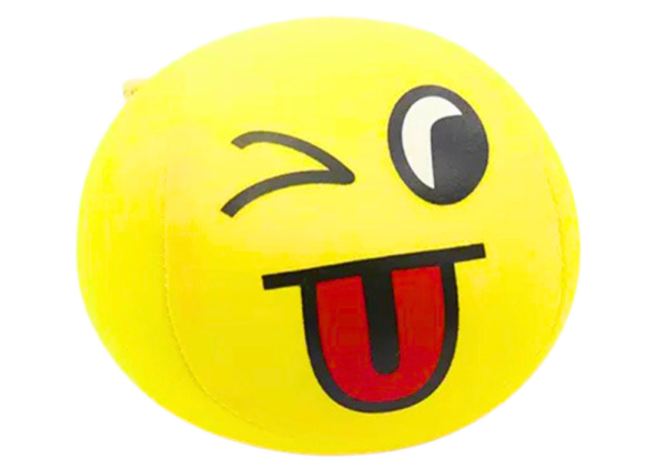 Soft Ball Smiley Emoji Ball Yellow 9cm - Image 3