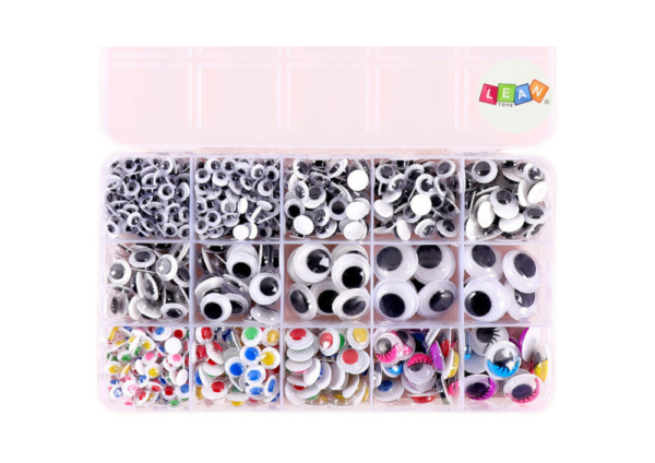 Set of Self-Adhesive Eyelets Movable Colorful Organizer 750 pcs. - Image 3